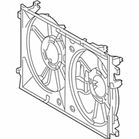 OEM 2022 Toyota Corolla Fan Shroud - 16711-37160