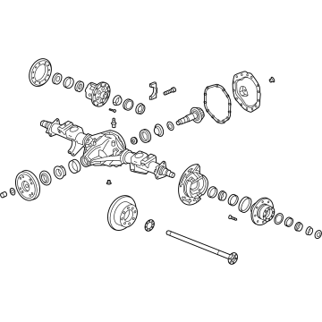 OEM 2020 GMC Sierra 3500 HD Axle Assembly - 84960191