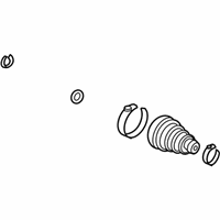 OEM 2005 Acura RL Boot Set, Inboard - 44017-SJK-010