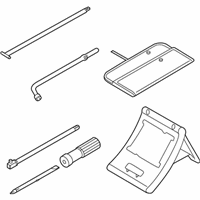 OEM 2018 Nissan Armada Tool Set - 99501-1LA1B