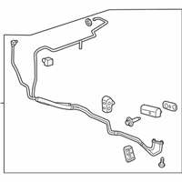 OEM Cadillac CT6 Hose & Tube Assembly - 84013049