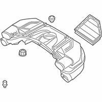 OEM 2019 BMW X5 INTAKE MUFFLER - 13-71-8-662-937