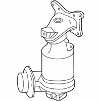 OEM 2015 Acura ILX Primary Catalytic Converter - 18190-RX0-A00