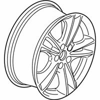 OEM Ford Police Responder Hybrid Wheel, Alloy - JS7Z-1007-D