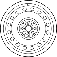 OEM 2014 Scion iQ Wheel, Steel - 42611-74060