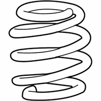 OEM 2018 Chevrolet Cruze Coil Spring - 13367033