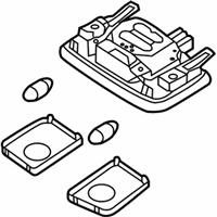 OEM 2017 Hyundai Accent Overhead Console Lamp Assembly - 92800-1R000-VYF