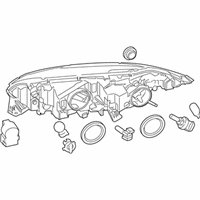 OEM 2018 Ford Transit Connect Composite Assembly - DT1Z-13008-R