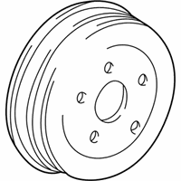 OEM 2005 Pontiac Vibe Drum, Rear Brake - 88970107