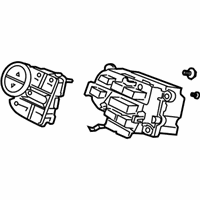 OEM 2009 Acura RDX Switch Assembly, Driver Side Automatic Air Conditioner (Blue Black Metallic) - 79620-STK-A42ZA