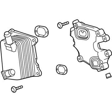 OEM Cadillac CT4 Oil Cooler Assembly - 12699975