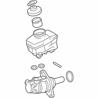 OEM 2022 Lexus RC350 CYLINDER SUB-ASSY, B - 47201-53320