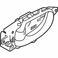 OEM 2012 Nissan Leaf Rear Interior Door Handle Assembly, Right - 80670-3NA0A