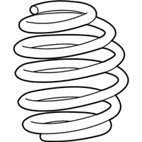 OEM 2013 Cadillac ATS Coil Spring - 22877925