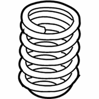 OEM 2009 BMW 328i xDrive Front Coil Spring - 31-33-6-767-366