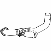 OEM 2015 Chrysler Town & Country Exhaust Crossover Pipe - 68210982AB