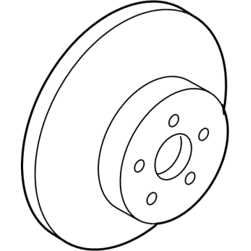 OEM 2021 Toyota RAV4 Prime Rotor - 43512-48140