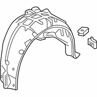 OEM 2018 Honda Civic Fender L, RR. Inn - 74592-TBG-A00