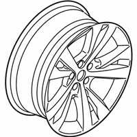 OEM 2021 Ford Explorer Wheel, Alloy - LB5Z-1007-E