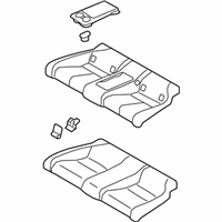 OEM 2018 Infiniti Q60 Cushion Assy-Rear Seat - 88300-5CA0A