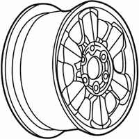 OEM Oldsmobile Bravada Wheel Rim-17X7 Aluminum - 9593399