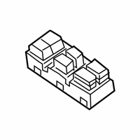 OEM 2020 Hyundai Elantra Power Window Main Switch Assembly - 93571-F2010-4X