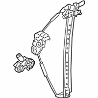 OEM 2021 Lexus LS500h Regulator Assembly, Rear Door Window - 69830-50080