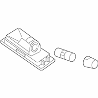 OEM 2008 BMW Z4 Registration Plate Lamp - 63-26-7-165-735
