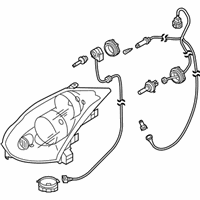 OEM 2004 Infiniti G35 Right Headlight Assembly - 26010-AM826