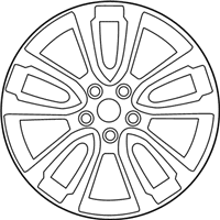 OEM 2016 Nissan Pathfinder Wheel-Aluminum - 40300-3JA2C