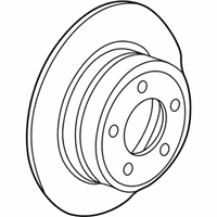 OEM 2001 BMW Z3 Rear Brake Disc - 34-21-6-794-298