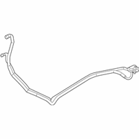OEM 2007 Acura MDX Pipe, Rear Suction & Receiver - 80329-STX-A01