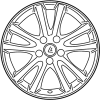 OEM 2009 Lexus IS350 Wheel, Disc - 4261A-53180