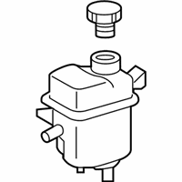 OEM Lexus IS200t Tank Assembly, INTERCOOL - 16640-36031