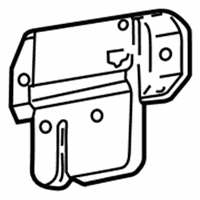 OEM 1998 Pontiac Sunfire Rear Compartment Lid Lock Assembly - 16637249