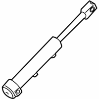 OEM 2007 BMW 650i Hydraulic Cylinder For Convertible Top - 54-34-7-019-807