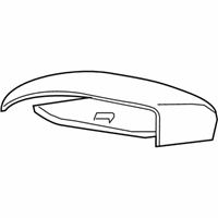 OEM Hyundai Rear View Mirror Scalp, Right, Exterior - 87626-F3000