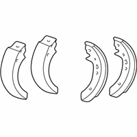 OEM 2003 Kia Optima Rear Brake Shoe & Lining Kit - 583053CA00