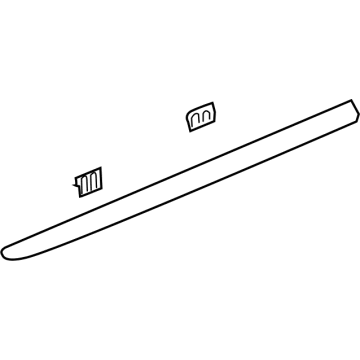 OEM 2022 Acura MDX Garnish, Front Right Door Middle - 72312-TYA-A11