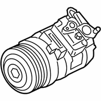 OEM 2017 BMW X3 Air Conditioning Compressor Without Magnetic Coupling - 64-52-9-396-723