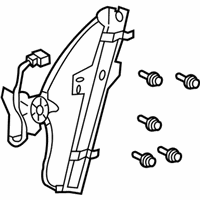 OEM Honda Insight Regulator Assembly, Left Front Door Power - 72250-S3Y-A02