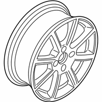 OEM 2016 Ford Fiesta Wheel, Alloy - FE8Z-1007-A