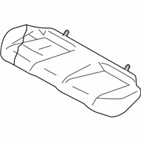OEM 2011 Infiniti G37 Cushion Assembly Rear Seat - 88300-1NF0C
