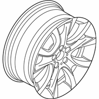 OEM 2013 BMW X6 Light Alloy Rim - 36-11-6-778-582