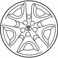 OEM 2003 Toyota Celica Wheel Cover - 42602-20470