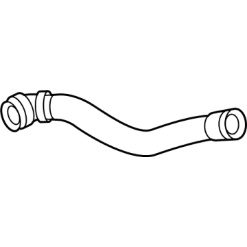 OEM BMW X6 Hose Radiator-Water Pump - 17-12-7-536-486