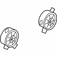 OEM 2011 Chevrolet Suburban 2500 Fan Motor - 20903475