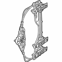 OEM 2019 Jeep Cherokee Rear Door Window Regulator Left - 68227459AB