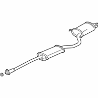 OEM 2003 Acura MDX Muffler Set, Exhaust - 18030-S3V-A04