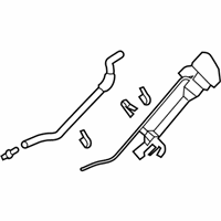 OEM 2020 Nissan Titan Tube Assy-Filler - 17221-9FU0C